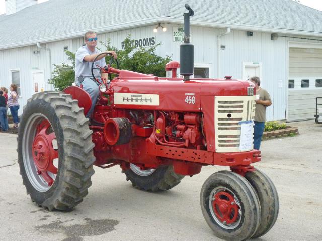 McCormick Farmall Diesel 450 Tractor in Monday's parade at the fair